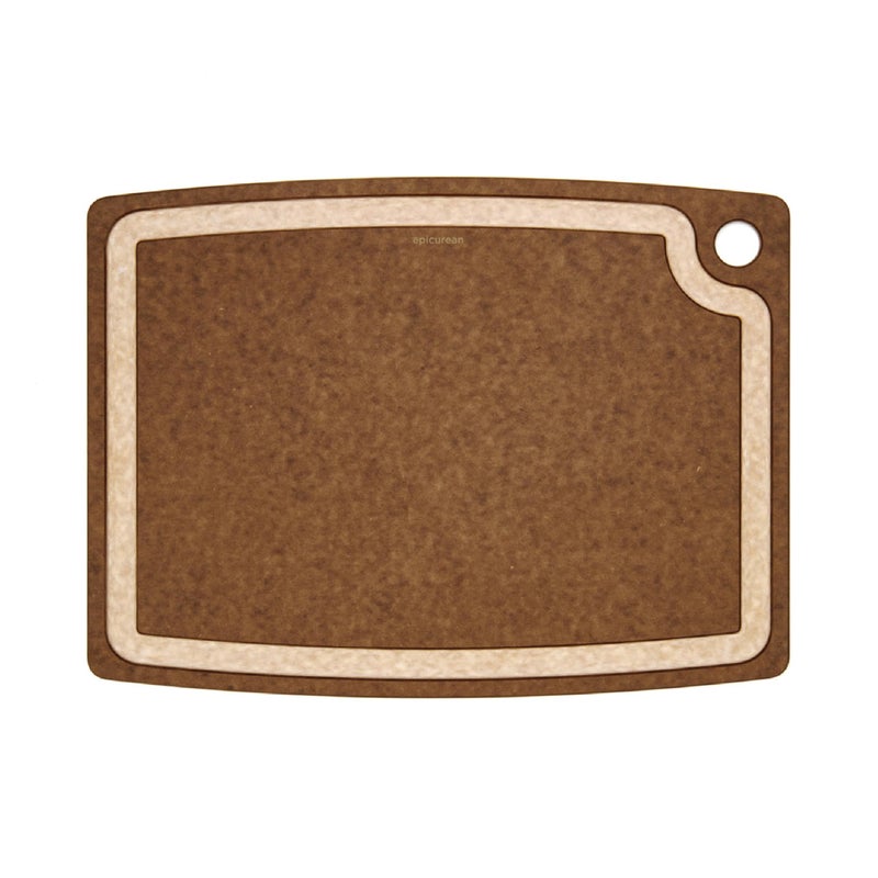 Epicurean Gourmet Series Cutting Board, 17.5-Inch by 13-Inch, Nutmeg/Natural - Image 1